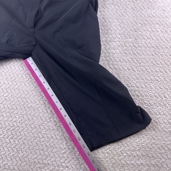 WOMEN'S NIKE GOLF Black Dri-Fit Capri Bottoms Pants Slash Pockets sz 4 Stretchy - Picture 9 of 13